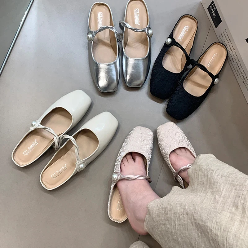 Mules For Women 2024 Shoes Cover Toe Slippers Flat Pantofle Slides Low New PU Rome Shoes Womens Slippers Outdoor Cover Toe Panto
Mules For Women 2024 Shoes Cover Toe Slippers Flat Pantofle Slides Low New PU Rome Shoes Womens Slippers Outdoor Cover Toe Panto
