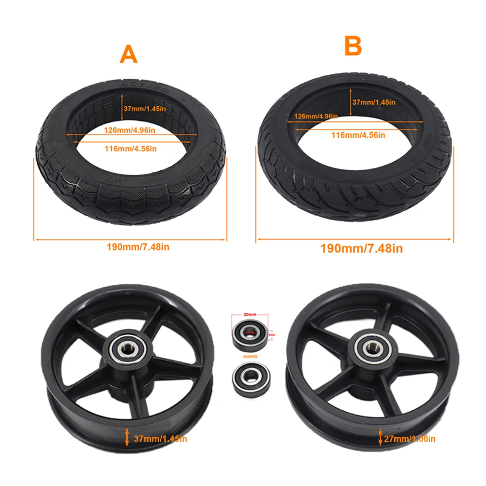 200x50 Wheel Solid Tire with Plastic Rim for Mini Electric Scooter 8x2 Inch Explosion Proof Tubeless Tyre Accessories
200x50 Wheel Solid Tire with Plastic Rim for Mini Electric Scooter 8x2 Inch Explosion Proof Tubeless Tyre Accessories