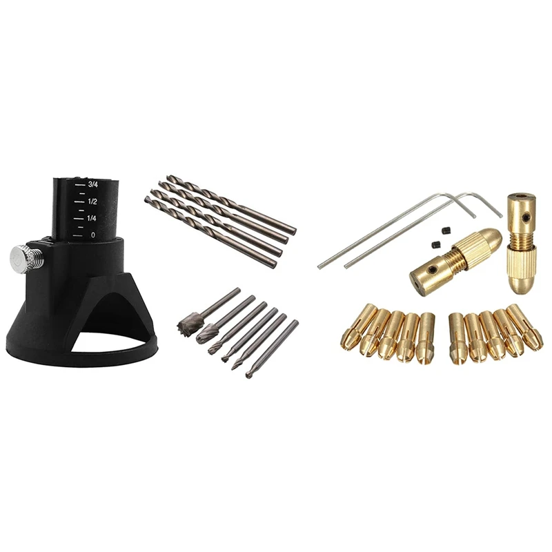 11 Pcs Multipurpose Cutting Guide Kit With 14 Small Electric Drill Chuck 0.5-3Mm Electric Mill Copper Chuck
11 Pcs Multipurpose Cutting Guide Kit With 14 Small Electric Drill Chuck 0.5-3Mm Electric Mill Copper Chuck