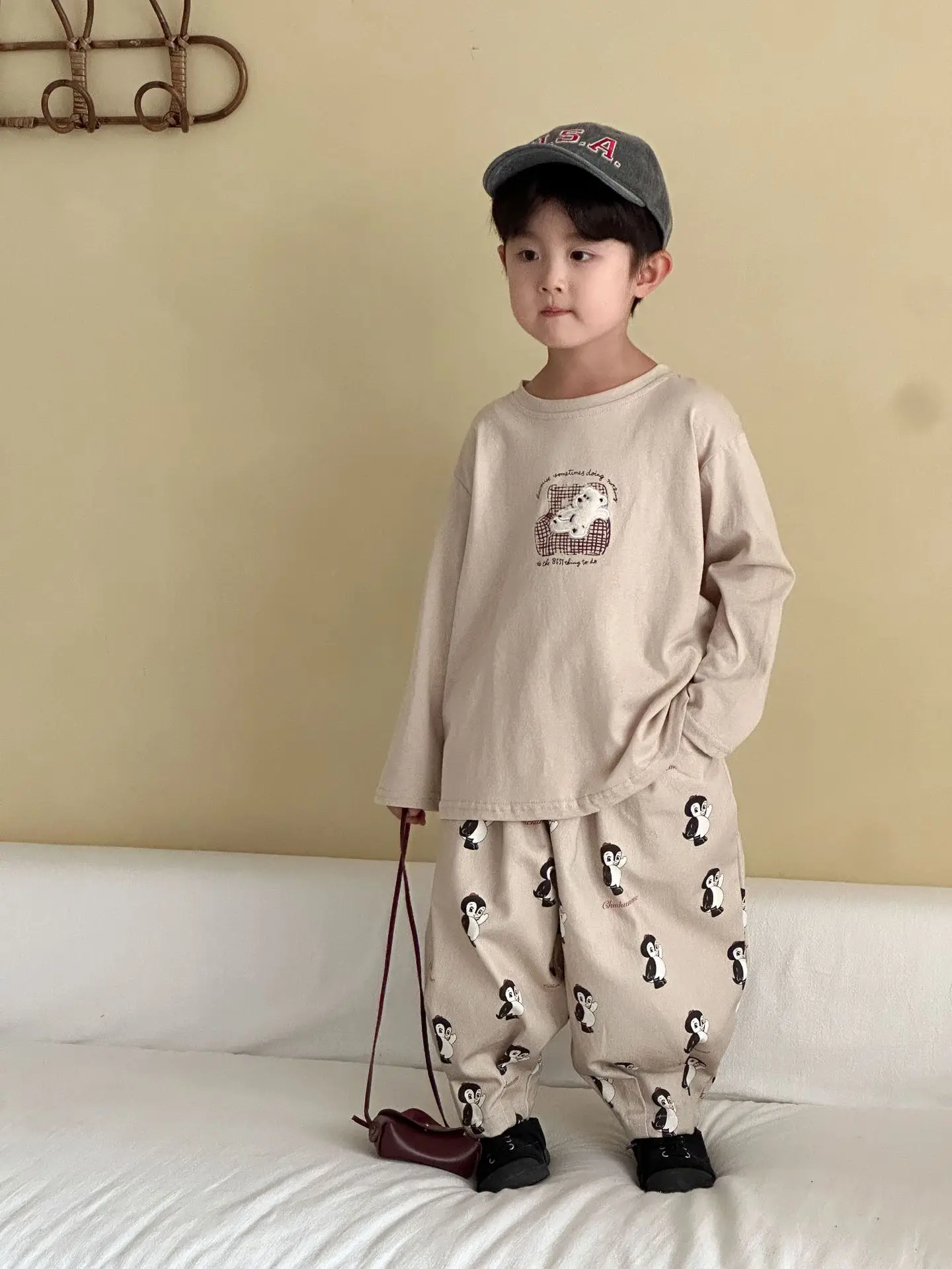 2025 Autumn New Children Long Sleeve T Shirts Girls Cotton Bottoming Shirts Boys Versatile Casual Tee Baby Tops Kids Clothes 25 S5a611376c28440c6b839678aeef8471fb