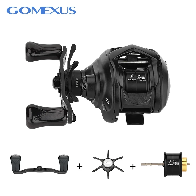 Gomexus Shallow Spool For Daiwa Tatula TW 80 Baitcasting Fishing Reel Spool Line With Star Drag Double Handles
Gomexus Shallow Spool For Daiwa Tatula TW 80 Baitcasting Fishing Reel Spool Line With Star Drag Double Handles
