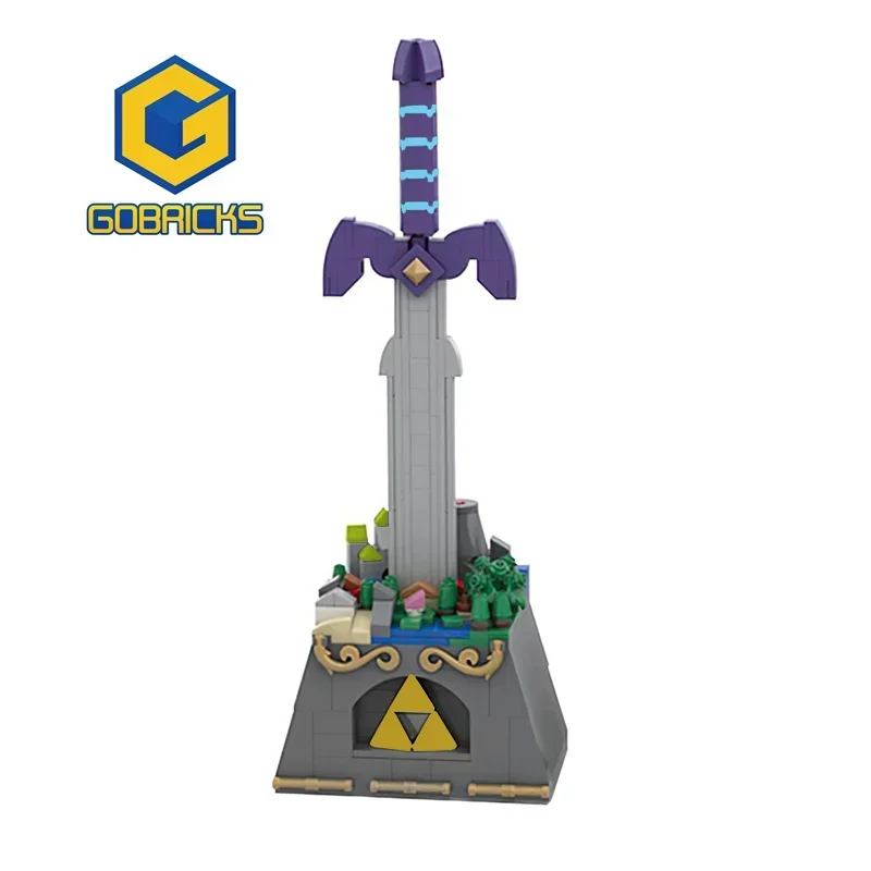 MOC Gobricks Breath of the Wild Castle Master Sword Blocks Weapon Bricks Educational DIY Building BlocksToys For Children Gift
MOC Gobricks Breath of the Wild Castle Master Sword Blocks Weapon Bricks Educational DIY Building BlocksToys For Children Gift