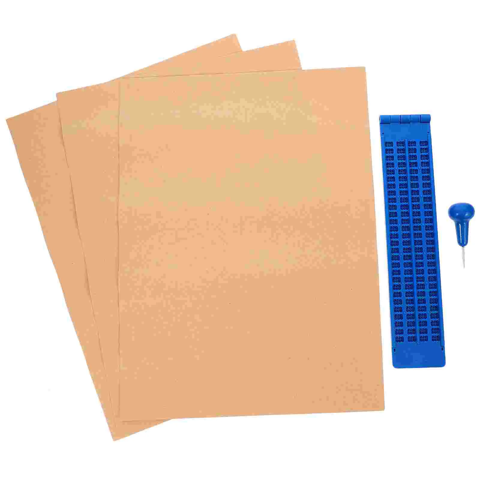 1 Set Braille Writing Slate with Braille Plate Braille Writing Braille Plate Plastic Braille Plate for the Blind
1 Set Braille Writing Slate with Braille Plate Braille Writing Braille Plate Plastic Braille Plate for the Blind