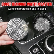 1Pair Universal Car Cup Holder Pad Non-Slip Bling Kit Crystal Shiny Rhinestones Coaster PVC Bottle Holder Decor Interior
1Pair Universal Car Cup Holder Pad Non-Slip Bling Kit Crystal Shiny Rhinestones Coaster PVC Bottle Holder Decor Interior