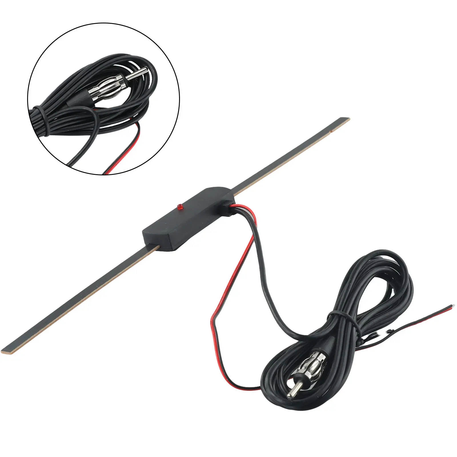 Auto AM/FM Radio Antenna Signal Amplifier Booster 12V Universal Windshield Electronic Radio Antenna Booster Exterior Parts
Auto AM/FM Radio Antenna Signal Amplifier Booster 12V Universal Windshield Electronic Radio Antenna Booster Exterior Parts