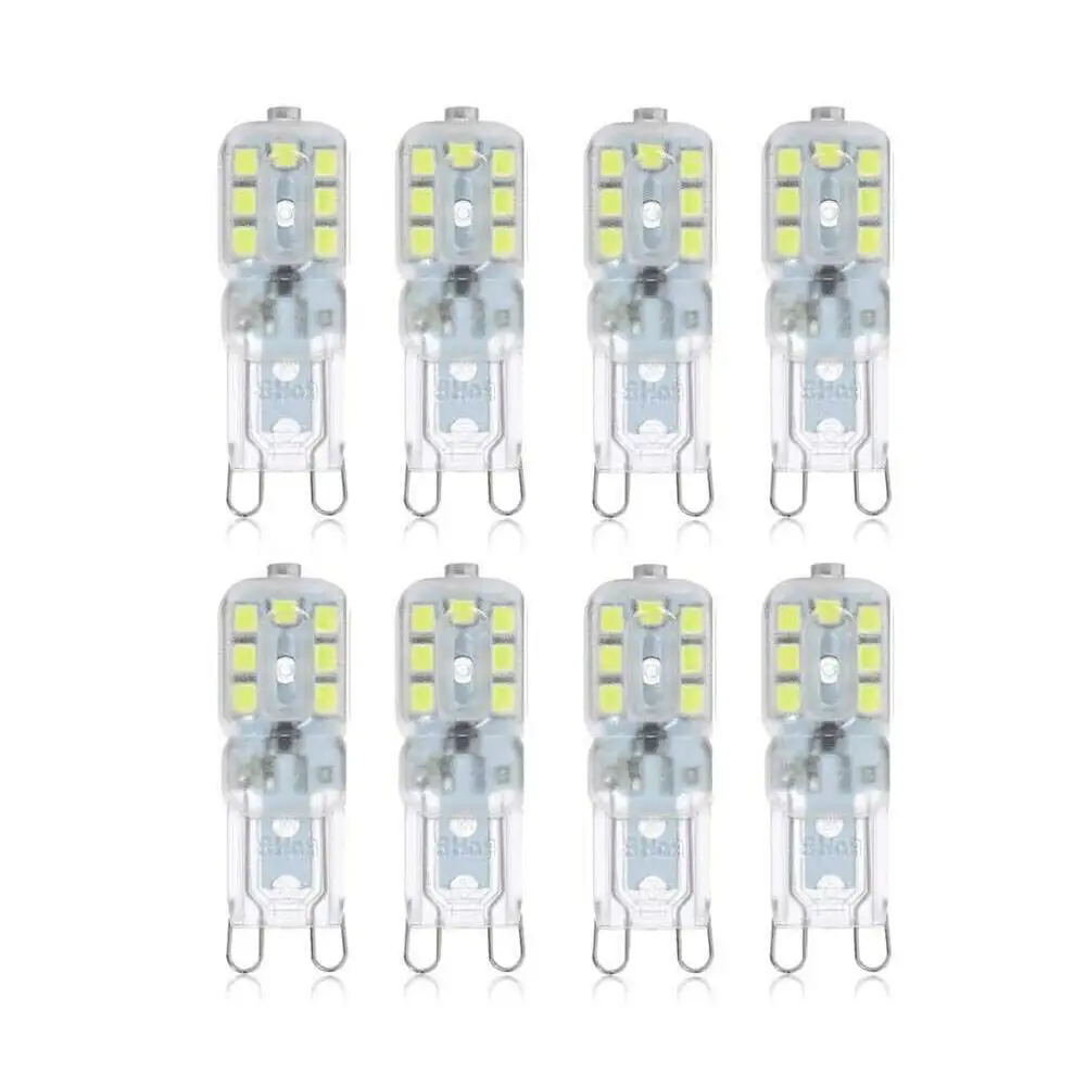 8pcs G9 LED Bulb 220V 2W Capsule Light 2835SMD Cool White Corn Bulb Chandelier Lamp Replace 20w Halogen Lamp For Home Bedroom
8pcs G9 LED Bulb 220V 2W Capsule Light 2835SMD Cool White Corn Bulb Chandelier Lamp Replace 20w Halogen Lamp For Home Bedroom