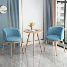 Nordic Dining Chair Modern Minimalist Lazy Backrest Stool Home Leisure Chair a Table and Two Chairs
Nordic Dining Chair Modern Minimalist Lazy Backrest Stool Home Leisure Chair a Table and Two Chairs