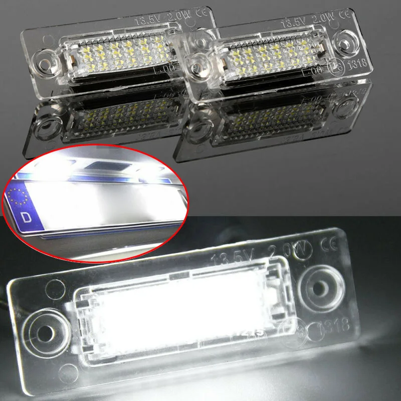 2pcs XENON WHITE 18 LEDS License Plate Lights High Power 18 SMD,6000K Number Plate Lamp For TRANSPORTER T5 For SKODA For Passat
2pcs XENON WHITE 18 LEDS License Plate Lights High Power 18 SMD,6000K Number Plate Lamp For TRANSPORTER T5 For SKODA For Passat