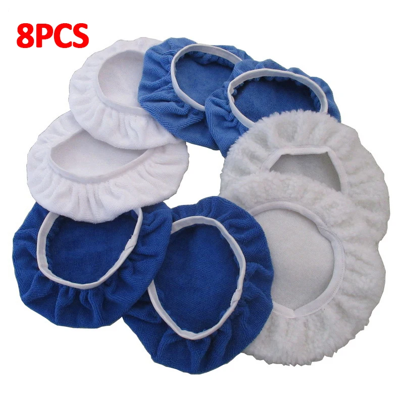 8Pcs 9 10 Inch Car Microfiber Polisher Pad Wash Buffer Waxing Sleeve Bonnet Polishing Hood for House Auto Cleaning Accessories
8Pcs 9 10 Inch Car Microfiber Polisher Pad Wash Buffer Waxing Sleeve Bonnet Polishing Hood for House Auto Cleaning Accessories