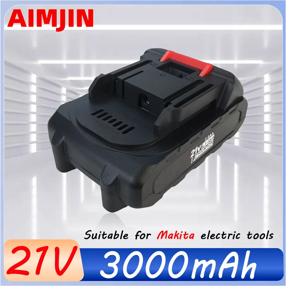 Suitable for Makita Cordless Electric Wrench Car impact wrench Lithium-ion 21V 3.0Ah (3000mAh) Rechargeable Power tool Battery
Suitable for Makita Cordless Electric Wrench Car impact wrench Lithium-ion 21V 3.0Ah (3000mAh) Rechargeable Power tool Battery