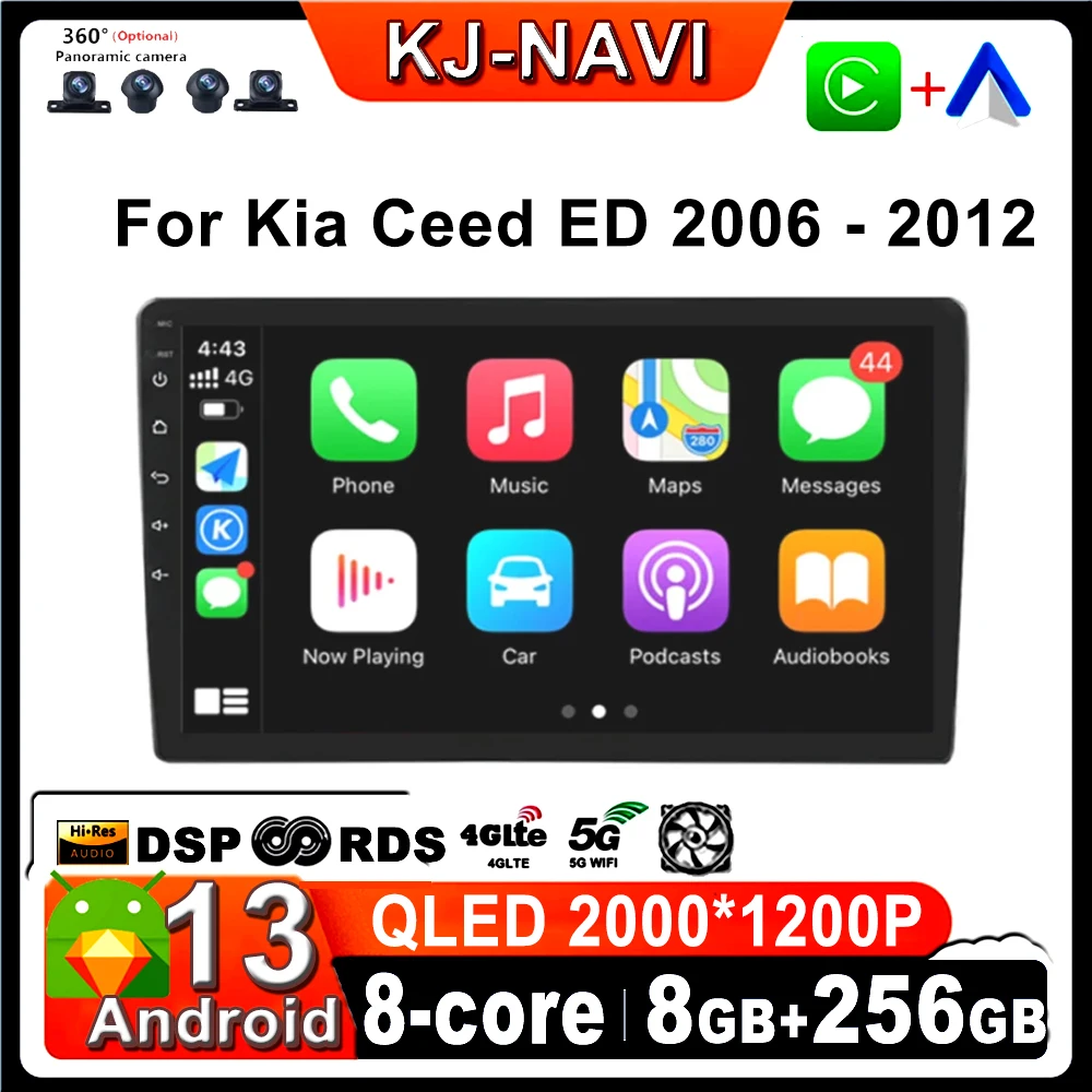 Android 13 For Kia Ceed ED 2006 - 2012 Wireless Carplay Automatic Radio Touch Screen Bluetooth Car Video Player GPS Navigation
Android 13 For Kia Ceed ED 2006 - 2012 Wireless Carplay Automatic Radio Touch Screen Bluetooth Car Video Player GPS Navigation