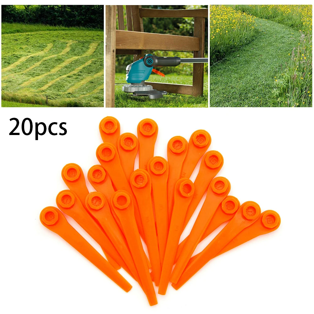 20 PCS Plastic Grass Lawn Mower Trimmer Blades Replacement For-Gardena 9823 9825 9820 9821 Garden Trimming Accessories
20 PCS Plastic Grass Lawn Mower Trimmer Blades Replacement For-Gardena 9823 9825 9820 9821 Garden Trimming Accessories