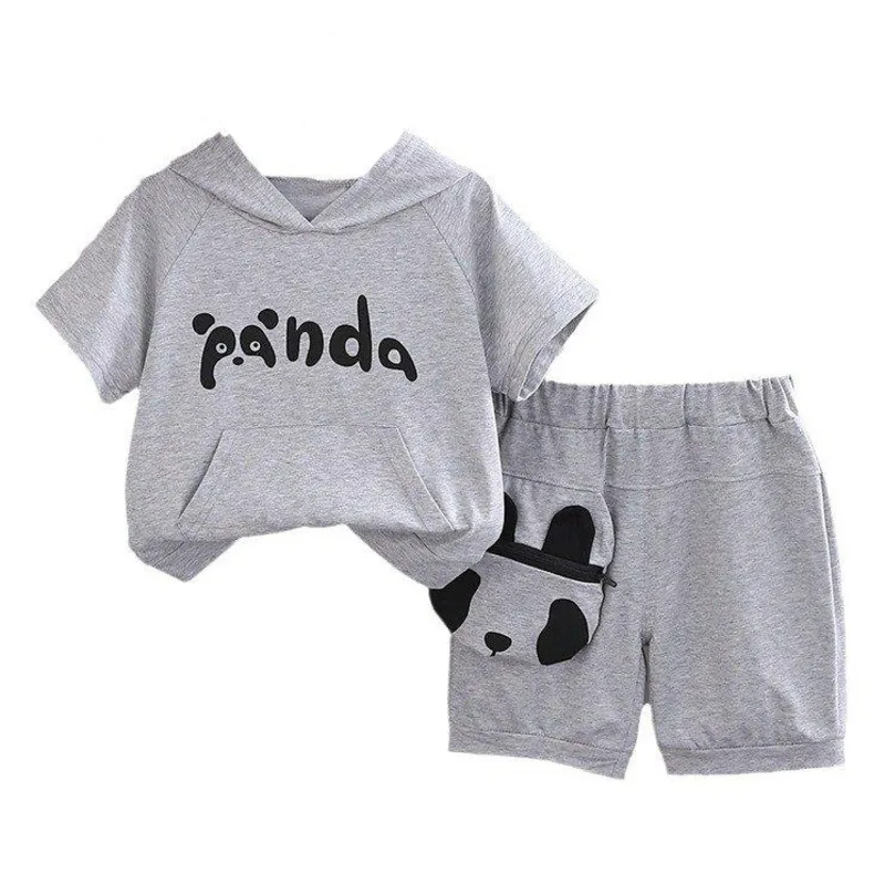New Summer Baby Boys Clothes Suit Girls Clothing Children Hooded T-Shirt Shorts 2Pcs/Sets Toddler Casual Costume Kids Tracksuits
New Summer Baby Boys Clothes Suit Girls Clothing Children Hooded T-Shirt Shorts 2Pcs/Sets Toddler Casual Costume Kids Tracksuits