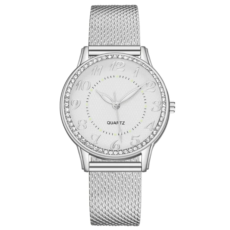 Fashion Ladies Wristwatches Women Watches Top Brand Luxury Stainless Steel Silver Mesh Strap Female Quartz Watch Relogio Masculi
Fashion Ladies Wristwatches Women Watches Top Brand Luxury Stainless Steel Silver Mesh Strap Female Quartz Watch Relogio Masculi