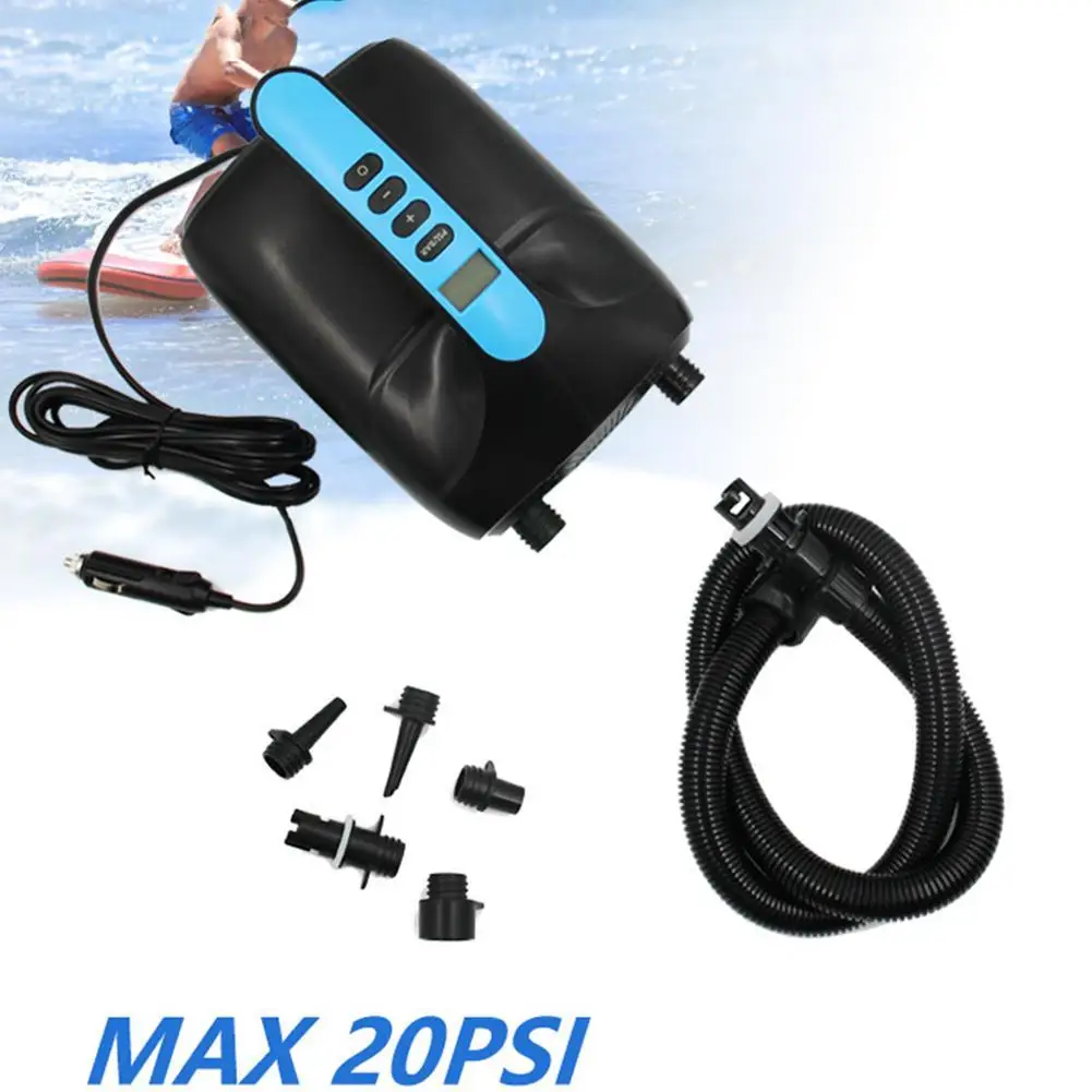 12V 20PSI Electric Air Pump High-voltage LCD Display Air Compressor For Kayak Boat Swimming Pool Air Cushions HT782
12V 20PSI Electric Air Pump High-voltage LCD Display Air Compressor For Kayak Boat Swimming Pool Air Cushions HT782