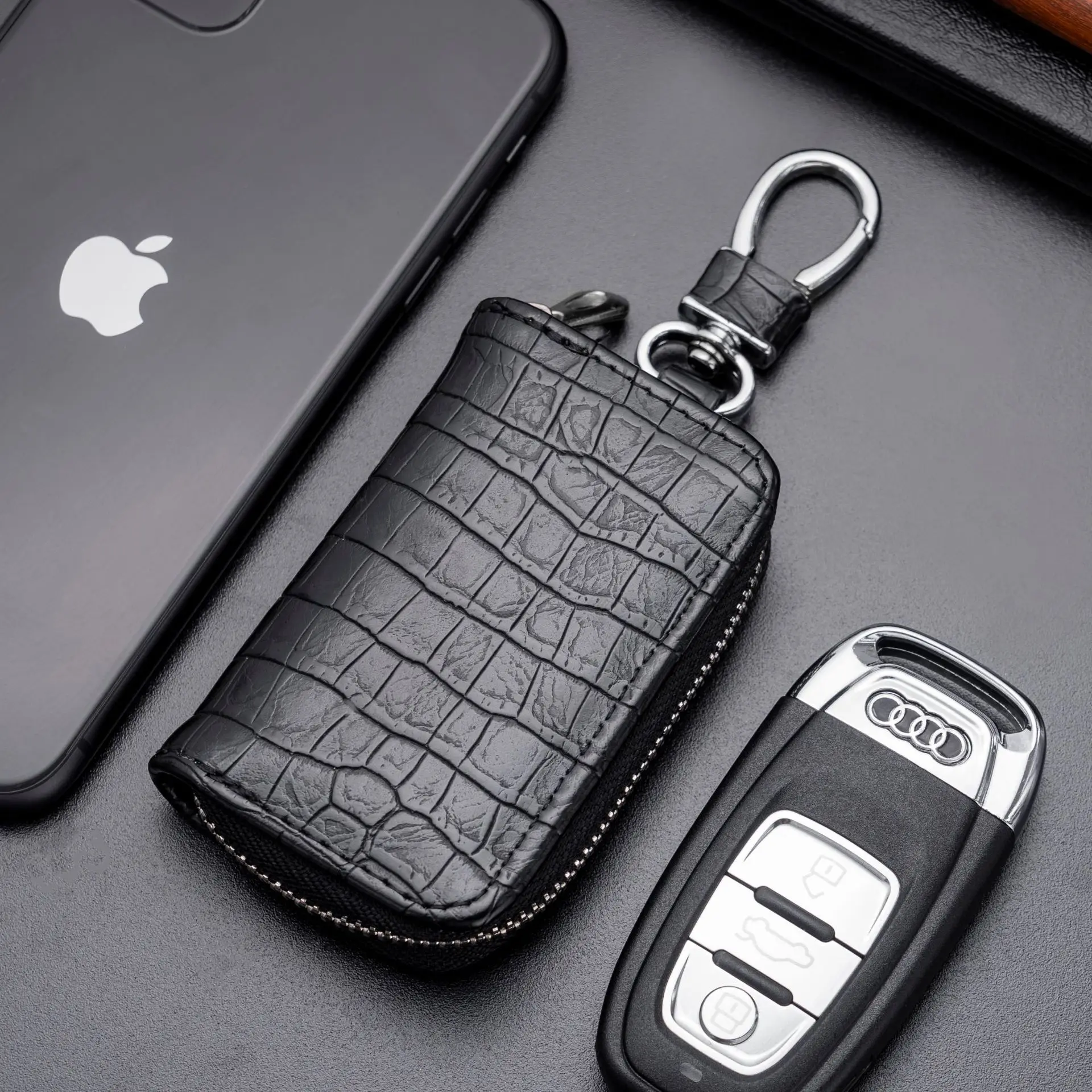 Leather Car Key Wallets Men Women Key Holder Housekeeper Keys Organizer Keychain Covers Zipper Key Case Bag Unisex Pouch Purse
Leather Car Key Wallets Men Women Key Holder Housekeeper Keys Organizer Keychain Covers Zipper Key Case Bag Unisex Pouch Purse
