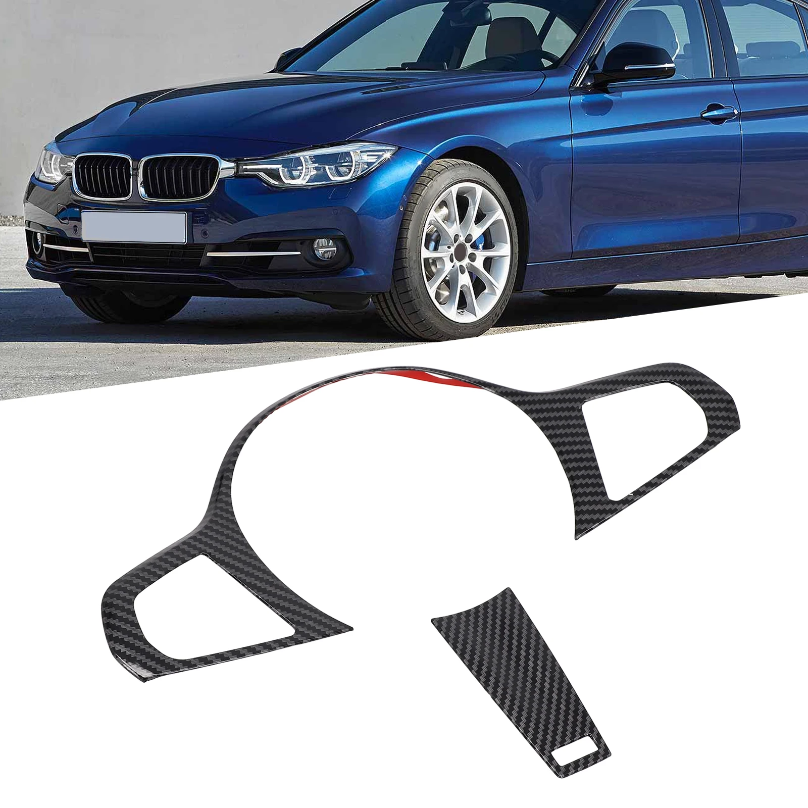 1 Pcs Car Interior Steering Wheel Cover Carbon Fiber ABS Car Interior Steering Wheel Cover For BMW 3 Series G20 2020-22
1 Pcs Car Interior Steering Wheel Cover Carbon Fiber ABS Car Interior Steering Wheel Cover For BMW 3 Series G20 2020-22
