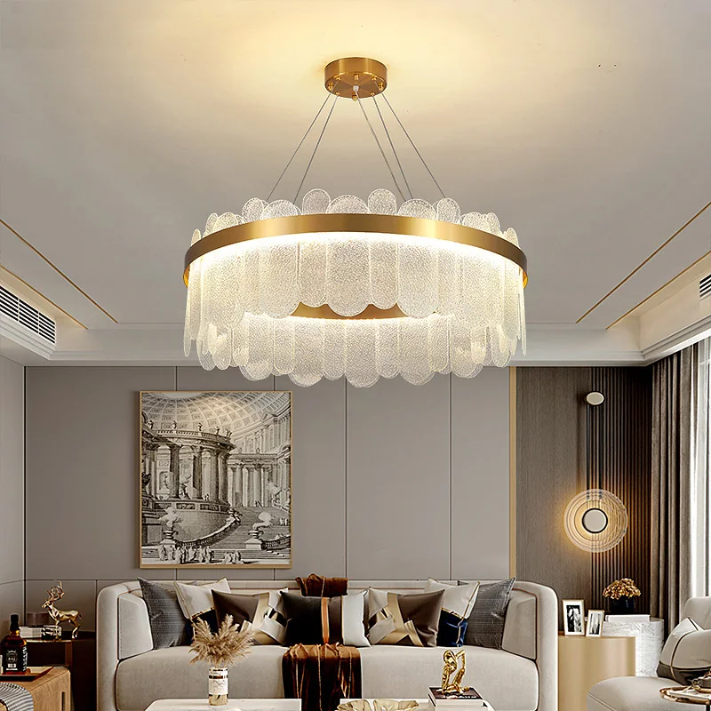 Modern Led Luxury Glass Chandelier Home Decoration Living Room Dining Room Stainless Steel Pendant Lamp
Modern Led Luxury Glass Chandelier Home Decoration Living Room Dining Room Stainless Steel Pendant Lamp