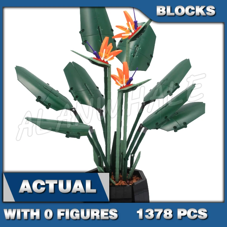 1378pcs Creative Expert Bird of Paradise Flower Bouquet Botanical Collection T5008 Building Blocks Sets Compatible With Model
1378pcs Creative Expert Bird of Paradise Flower Bouquet Botanical Collection T5008 Building Blocks Sets Compatible With Model