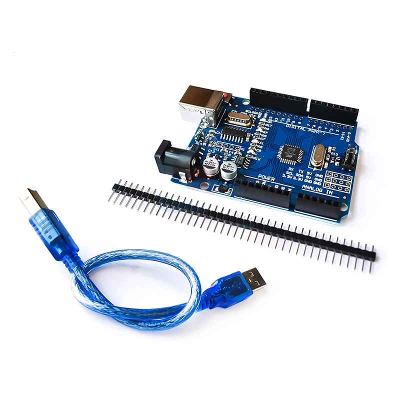 UNO-R3 Arduino MCU Модуль управления макетная плата с USB-кабелем Atmega328 чип
UNO-R3 Arduino MCU Модуль управления макетная плата с USB-кабелем Atmega328 чип