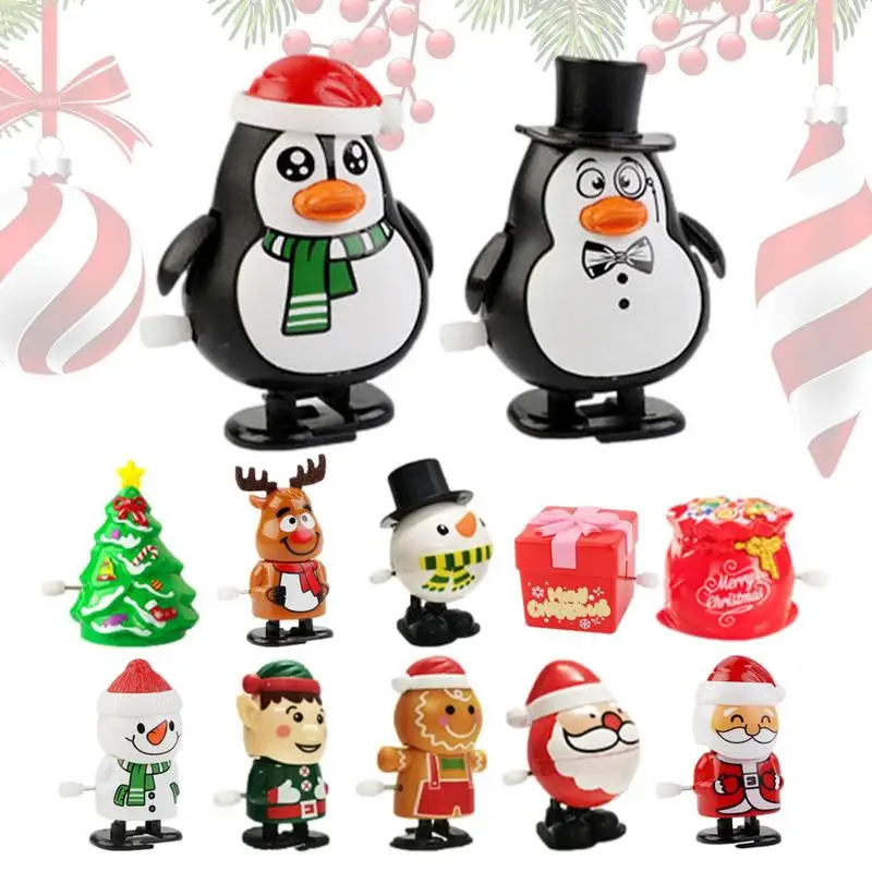 Santa Claus Wind-up Toys 12pcs Christmas Wind-up Toys Clockwork Santa Claus Snowman Elk Walking Toys For Treasure Box Toys
Santa Claus Wind-up Toys 12pcs Christmas Wind-up Toys Clockwork Santa Claus Snowman Elk Walking Toys For Treasure Box Toys
