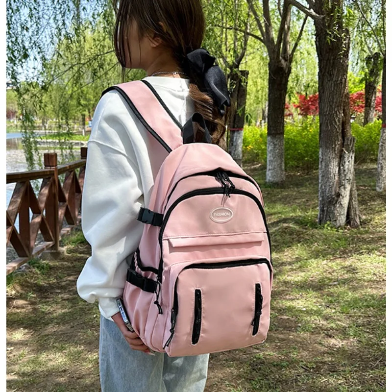 Shoulder Bag for Women College Students Large Capacity Laptop Schoolbag Girls Korean Fashion Simple Casual Lightweight Backpacks
Shoulder Bag for Women College Students Large Capacity Laptop Schoolbag Girls Korean Fashion Simple Casual Lightweight Backpacks