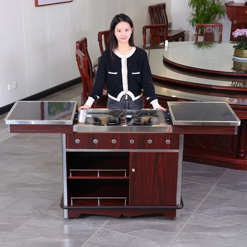 restaurant mobile induction cooker cooking dining car Hotel lobby private room on-site heating hall car mobile abalone
restaurant mobile induction cooker cooking dining car Hotel lobby private room on-site heating hall car mobile abalone