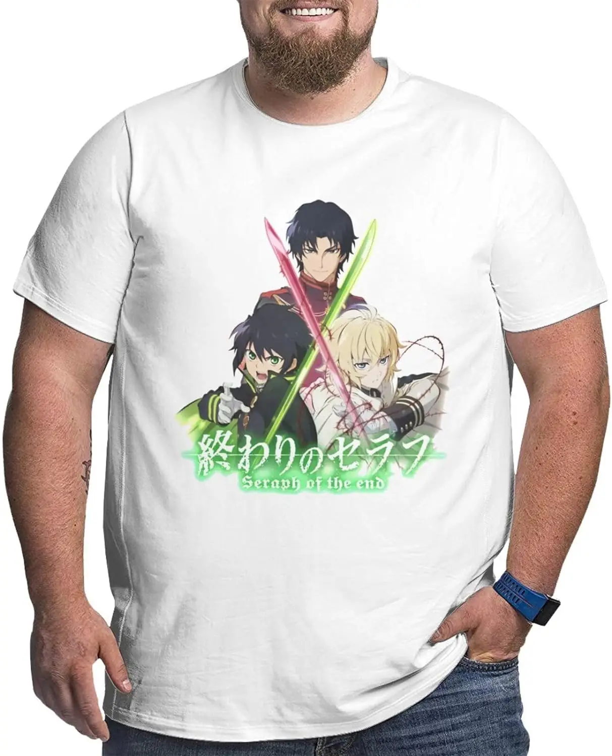 Anime Big Size Boy's T Shirt Seraph of The End Crew Neck Short-Sleeve Tee Tops Custom Tees Shirts
Anime Big Size Boy's T Shirt Seraph of The End Crew Neck Short-Sleeve Tee Tops Custom Tees Shirts