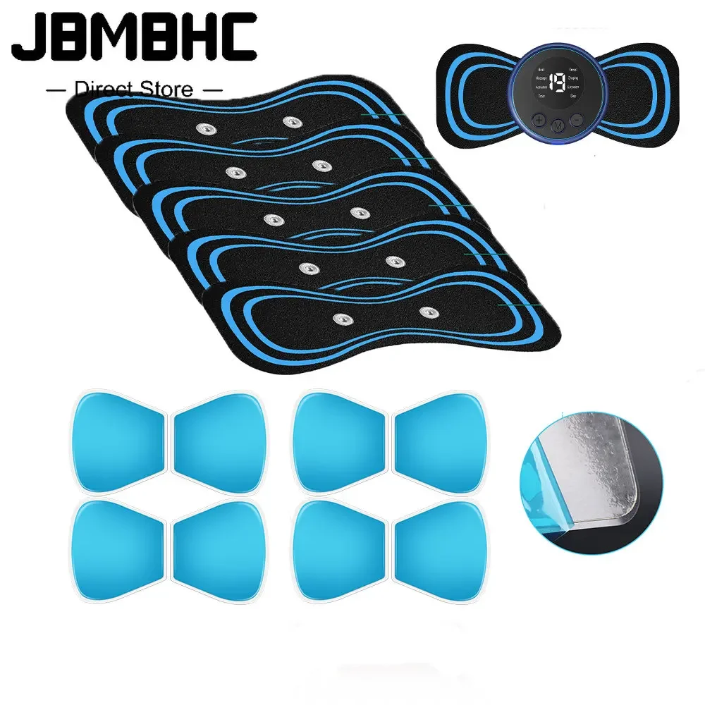 

Portable EMS Neck Massage Pads Neck Massager Electric Body Massage Sticker Pad for Shoulder Leg Arm Abdomen Muscle Stimulator