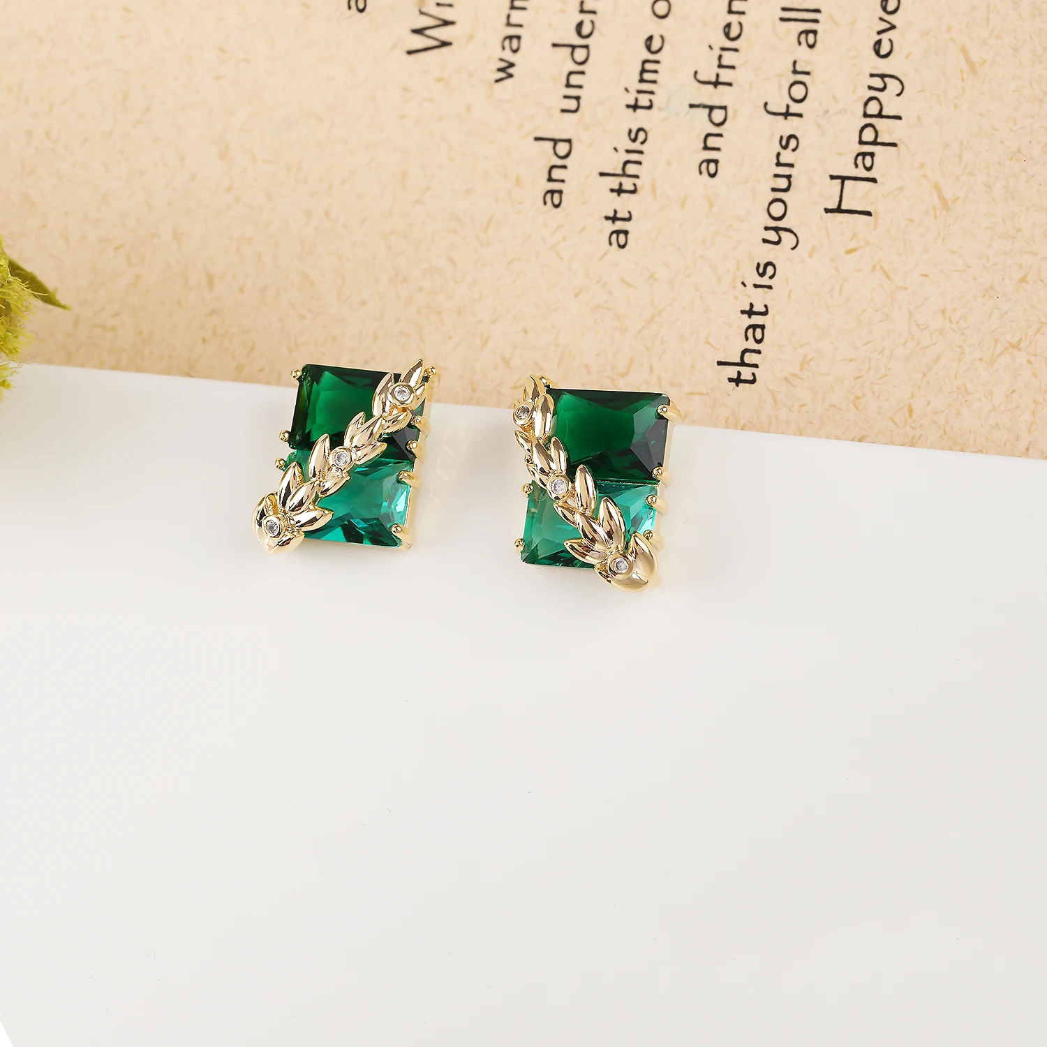 Cubic Zircon CZ Stud Earrings for Bride, Women Girl Birthday Party Jewelry CE11783 5 S5a71c68c73734f60b038a98a66700575r