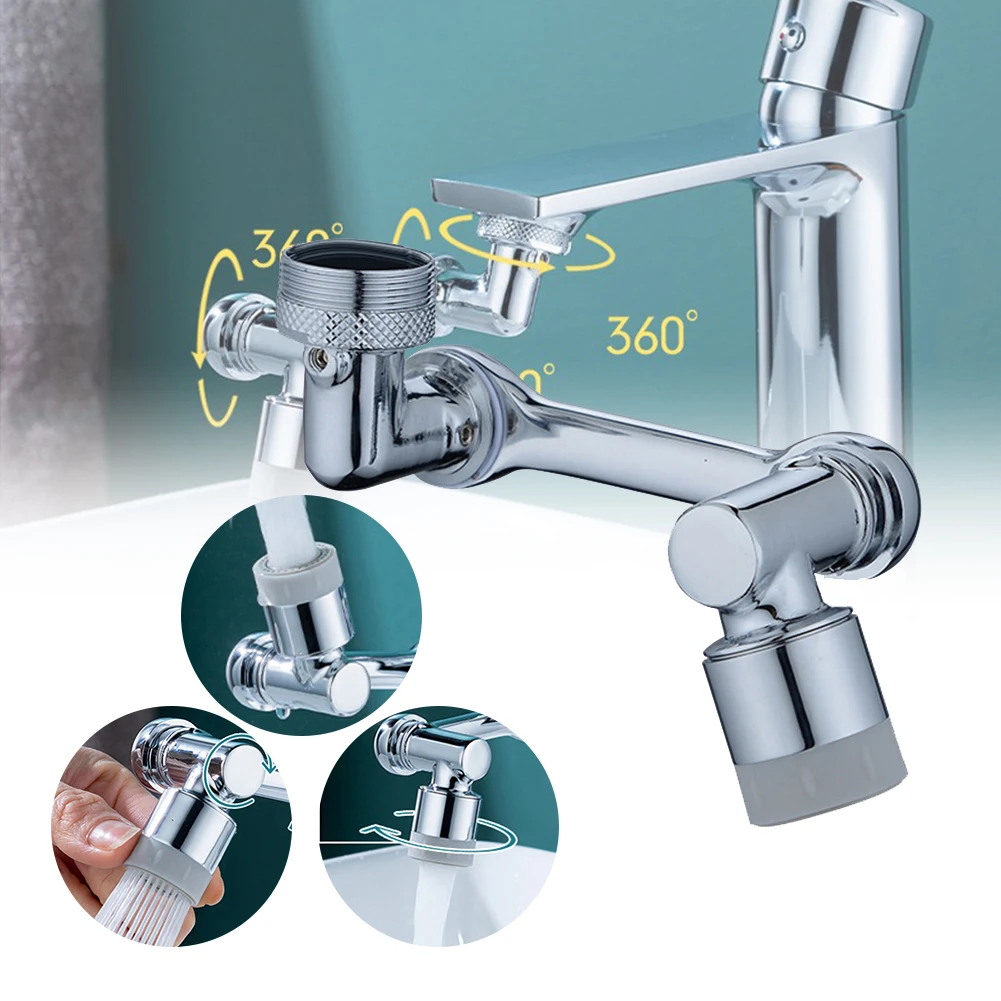 Universal Splash Filter Faucet 1080° Rotating Faucet Aerator Extender 2 Water Outlet Modes Anti-Splash Sink Faucet for Bathroom
Universal Splash Filter Faucet 1080° Rotating Faucet Aerator Extender 2 Water Outlet Modes Anti-Splash Sink Faucet for Bathroom