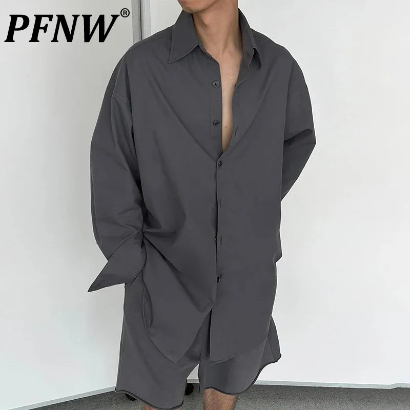 PFNW Solid Color Men's Long Sleeve Shirts Oversize Male Casual Cardigan Coats Nihce Design Tops Loose 2023 Autumn Trendy 28W1936
PFNW Solid Color Men's Long Sleeve Shirts Oversize Male Casual Cardigan Coats Nihce Design Tops Loose 2023 Autumn Trendy 28W1936