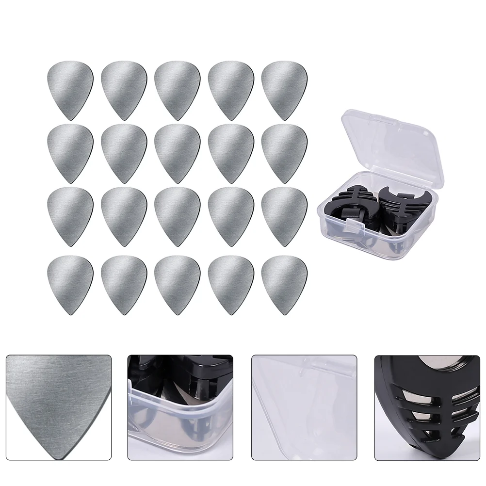 Guitar Pick Set Package Picks Bass Plectrum Kit Stainless Steel Accesorios Para Guitarra Performance Tools Case
Guitar Pick Set Package Picks Bass Plectrum Kit Stainless Steel Accesorios Para Guitarra Performance Tools Case