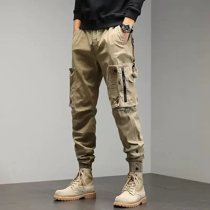 Casual Cargo Pants Men Fashion Multiple Pockets Work Gym Tactical Pants for Mens Military Outdoor Sports Suit Solid Color
Casual Cargo Pants Men Fashion Multiple Pockets Work Gym Tactical Pants for Mens Military Outdoor Sports Suit Solid Color