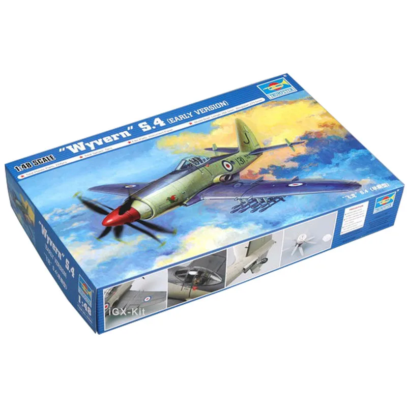 Trumpeter масштаб 02843 1/48 1:48 Британский wyверн S4 ранняя версия боевой самолет игрушечный самолет пластиковая сборка набор моделей
Trumpeter масштаб 02843 1/48 1:48 Британский wyверн S4 ранняя версия боевой самолет игрушечный самолет пластиковая сборка набор моделей