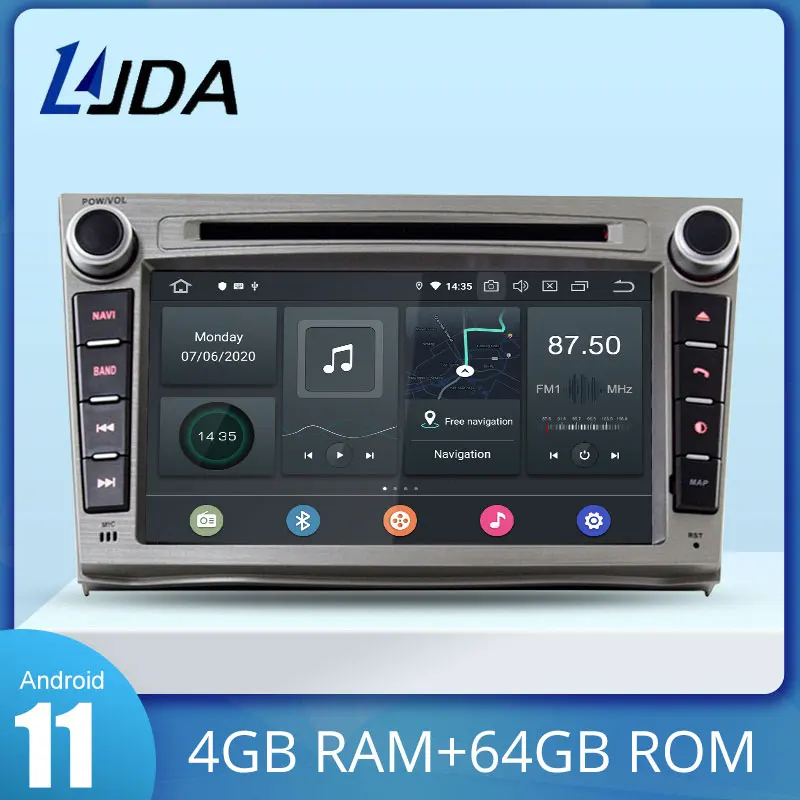 LJDA Android 11 автомобильный DVD-плеер для SUBARU OUTBACK 2008-2013 GPS-навигация стерео 2 Din
