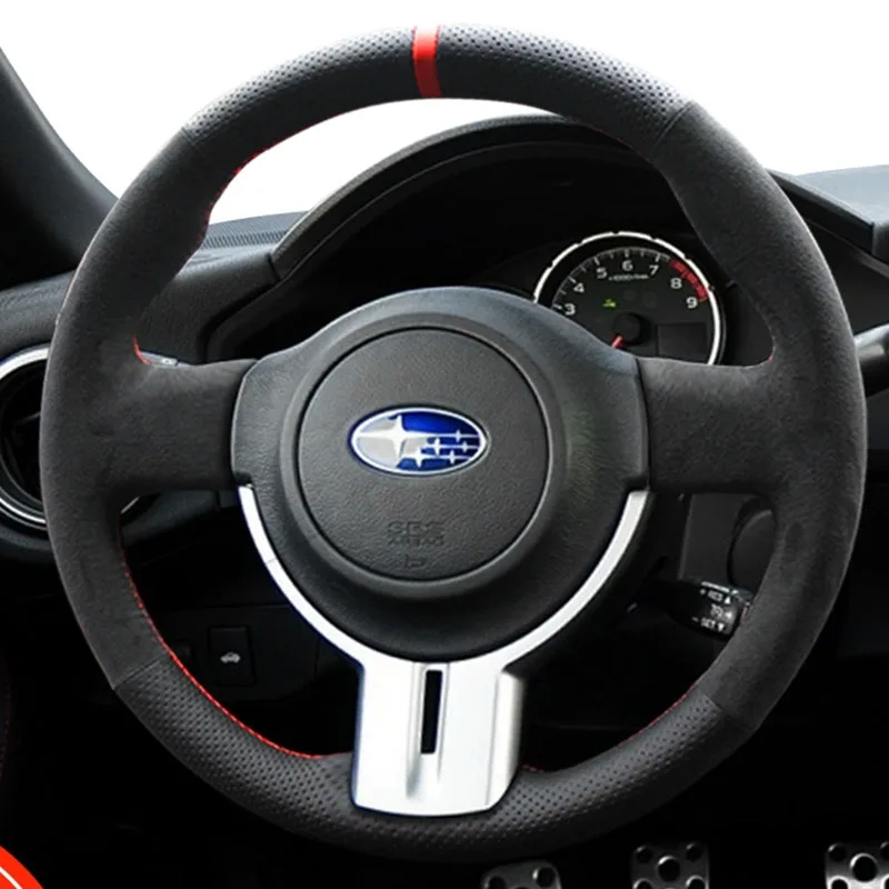 for Subaru BRZ Hand-stitched non-slip Suede Genuine Leather Car Steering Wheel Cover
for Subaru BRZ Hand-stitched non-slip Suede Genuine Leather Car Steering Wheel Cover