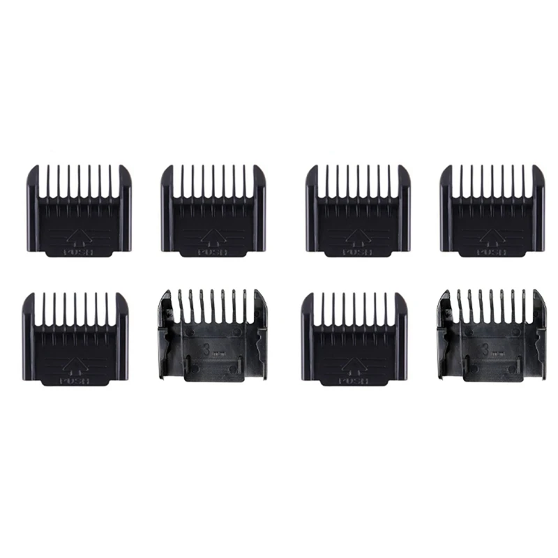 Electric Clipper Accessories,8Pcs Cut Clipper Limit Comb Guide Attachment Size Barber Replacement(1Mm,1Mm,2Mm,3Mm)
Electric Clipper Accessories,8Pcs Cut Clipper Limit Comb Guide Attachment Size Barber Replacement(1Mm,1Mm,2Mm,3Mm)