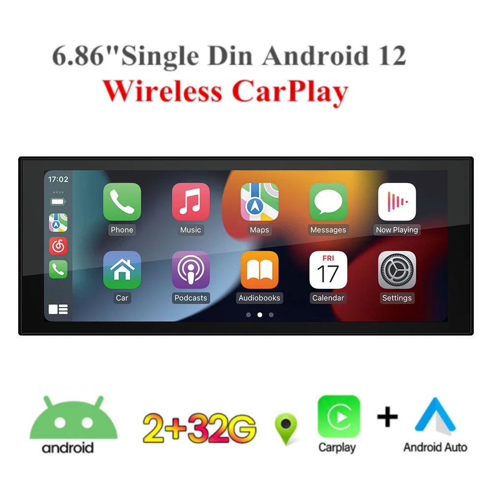 Car Android Radio 1 Din Apple Carplay GPS Navigation Wi-Fi MP5 Player Mirror Link Autoradio Auto Bluetooth Car Stereo Radio
Car Android Radio 1 Din Apple Carplay GPS Navigation Wi-Fi MP5 Player Mirror Link Autoradio Auto Bluetooth Car Stereo Radio