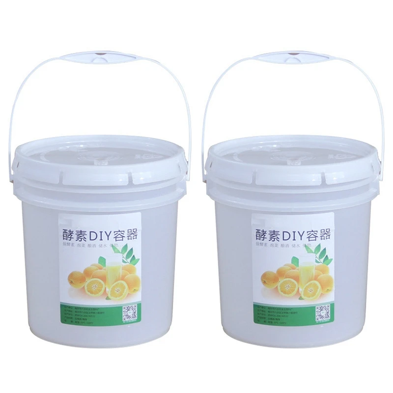 2X 5L Plastic Bucket For Wine Fermentation Leakproof Container Beer Fermenter With Airlock Faucet And Lid
2X 5L Plastic Bucket For Wine Fermentation Leakproof Container Beer Fermenter With Airlock Faucet And Lid