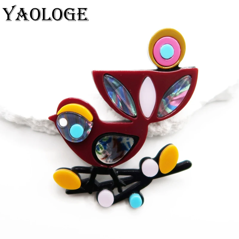 YAOLOGE New Crimson Personalized Patchwork Bird Acrylic Brooch Handmade Original 2024 Animal Series Design Cute Brooch
YAOLOGE New Crimson Personalized Patchwork Bird Acrylic Brooch Handmade Original 2024 Animal Series Design Cute Brooch
