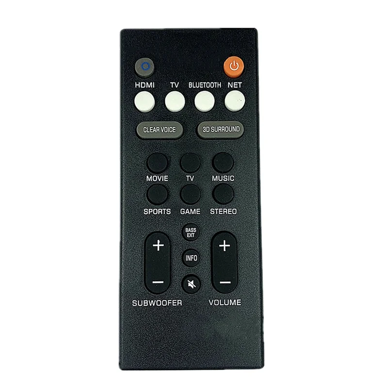 Remote Control ABS Speaker Replacement Remote Controller for Yamaha YAS-209 YAS-109 Speaker
Remote Control ABS Speaker Replacement Remote Controller for Yamaha YAS-209 YAS-109 Speaker