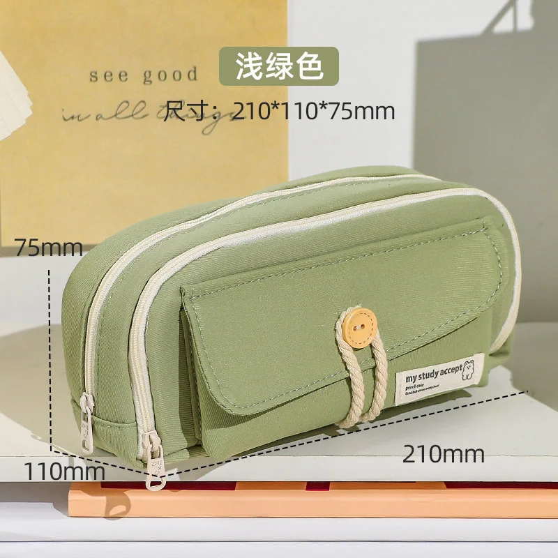 Multifuncional Kawaii Large Capacity Pencil Cases School Girls Supplies Pencil Bag Korean Simple Style Student Stationery Bag
Multifuncional Kawaii Large Capacity Pencil Cases School Girls Supplies Pencil Bag Korean Simple Style Student Stationery Bag