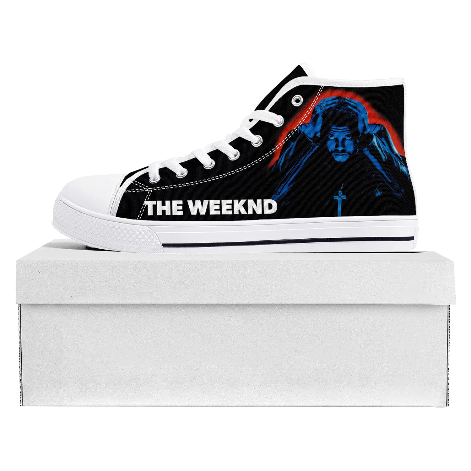 The Weeknd Singer Pop High Top High Quality Sneakers Mens Womens Teenager Canvas Sneaker Casual Couple Shoes Custom Shoe White
The Weeknd Singer Pop High Top High Quality Sneakers Mens Womens Teenager Canvas Sneaker Casual Couple Shoes Custom Shoe White