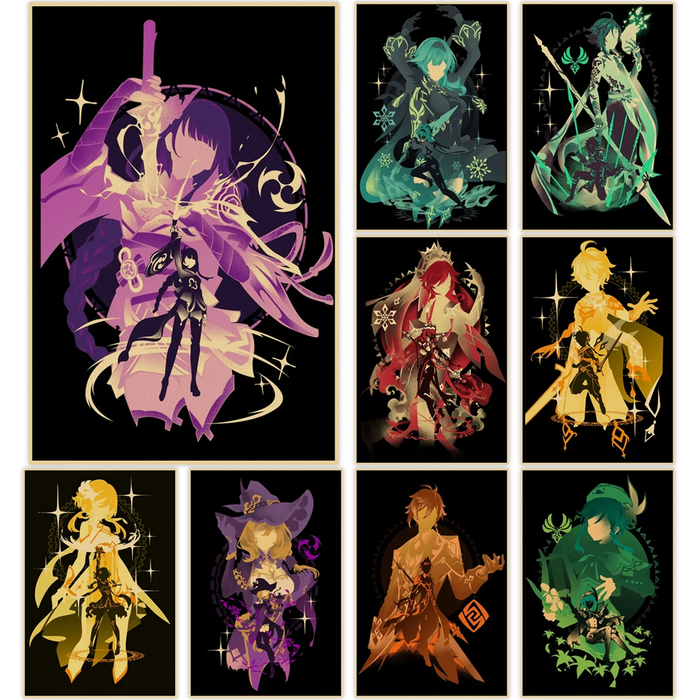 Japanese Anime Painting Poster Genshin Impact Wall Artwork Print Kraft Paper Vintage Pictures Home Decoration Murals Kids Room
Japanese Anime Painting Poster Genshin Impact Wall Artwork Print Kraft Paper Vintage Pictures Home Decoration Murals Kids Room