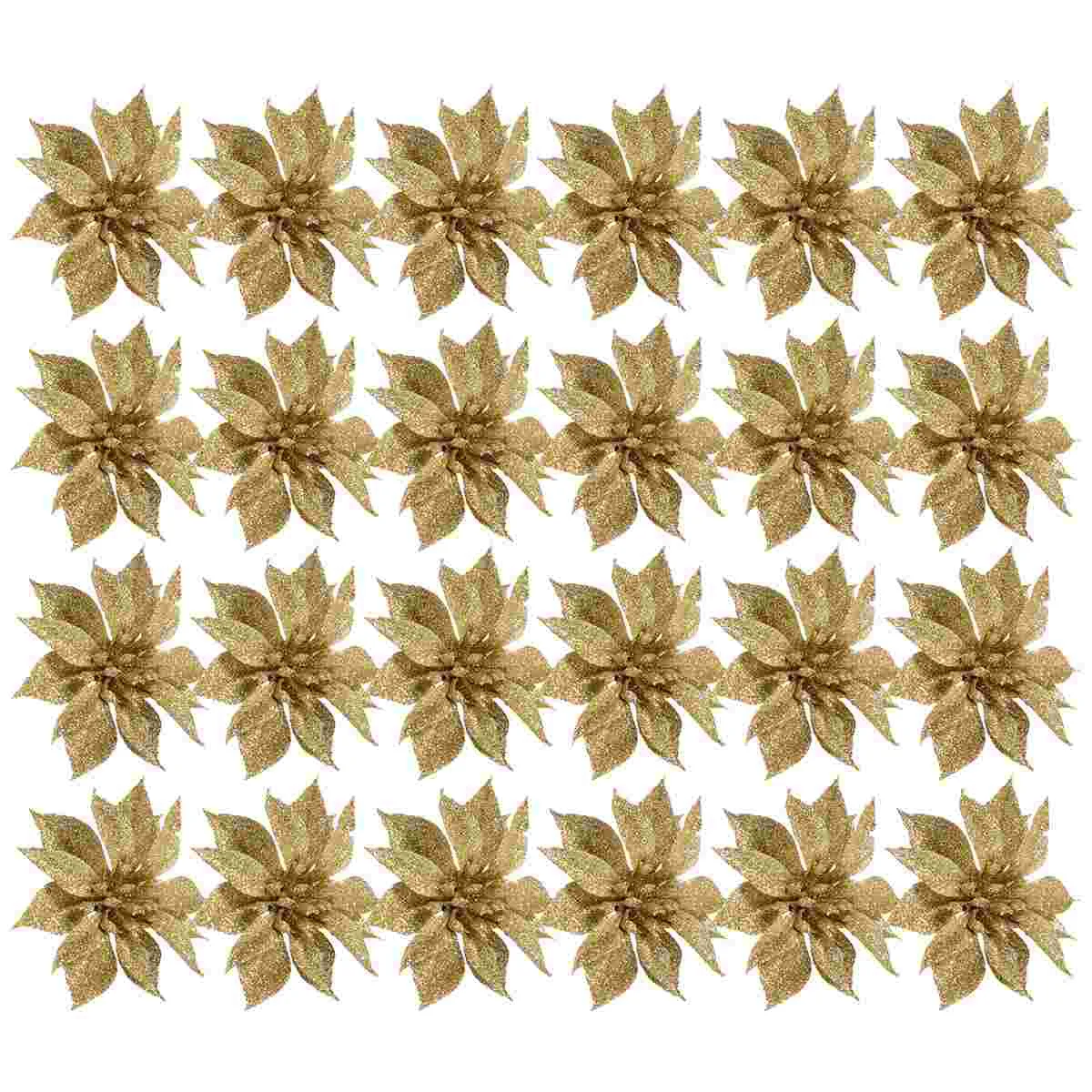 24 Pcs Christmas Flower Mini Decor Garland Decorations Tree Accessory Pvc DIY Wreath
24 Pcs Christmas Flower Mini Decor Garland Decorations Tree Accessory Pvc DIY Wreath