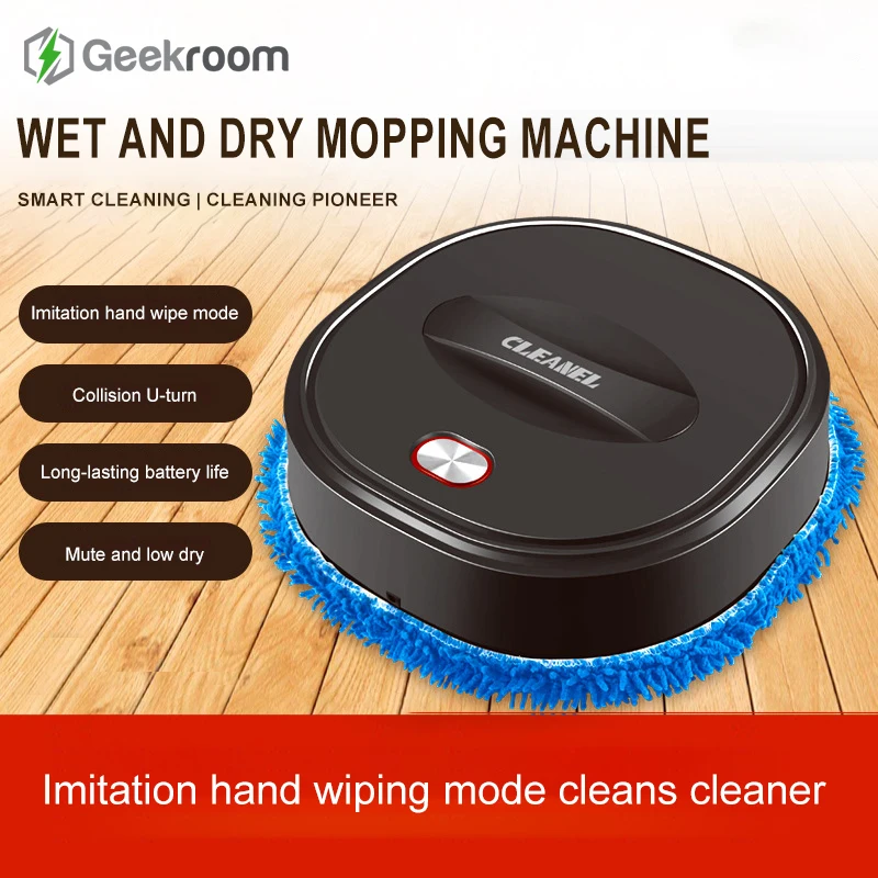 Intelligent Sweeping Robot Wet And Dry Mopping Machine Mini Cleaning Household Office Machine Automatic Sweeper Vacuum Cleaner
Intelligent Sweeping Robot Wet And Dry Mopping Machine Mini Cleaning Household Office Machine Automatic Sweeper Vacuum Cleaner