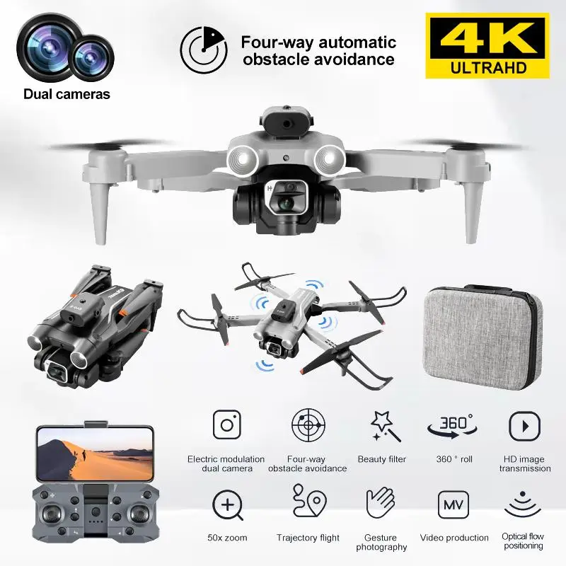 K9 PRO Mini Drone - The Ultimate 4K Professional HD Camera Quadcopter with Optical Flow Localization and Four-way Obstacle Avoi
K9 PRO Mini Drone - The Ultimate 4K Professional HD Camera Quadcopter with Optical Flow Localization and Four-way Obstacle Avoi