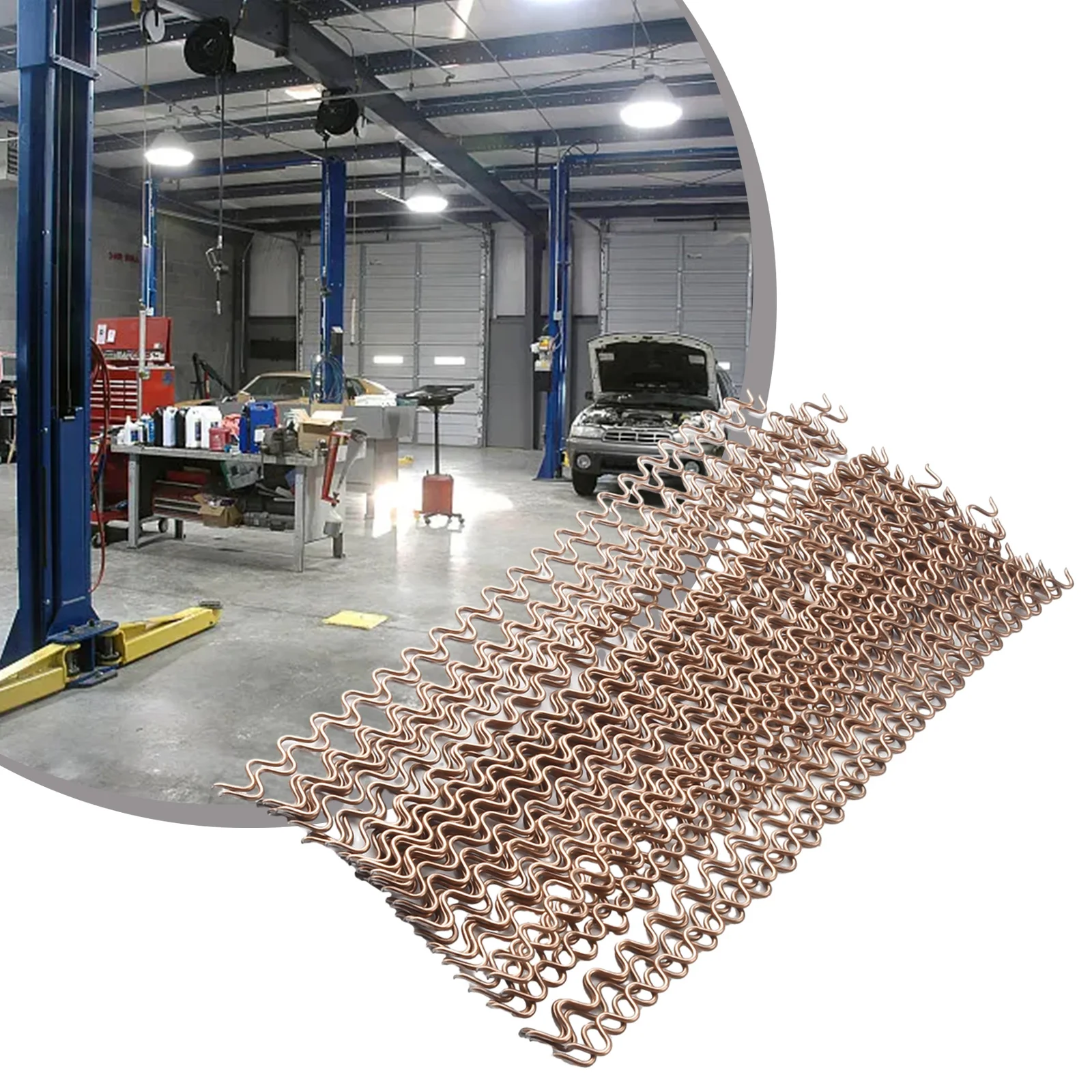 50/100Pcs Dent Pulling Wavy Wires Copper Coated Steel Spot Welding Electrodes Wave Wires Spotter Consumable Dent Repair Tool
50/100Pcs Dent Pulling Wavy Wires Copper Coated Steel Spot Welding Electrodes Wave Wires Spotter Consumable Dent Repair Tool