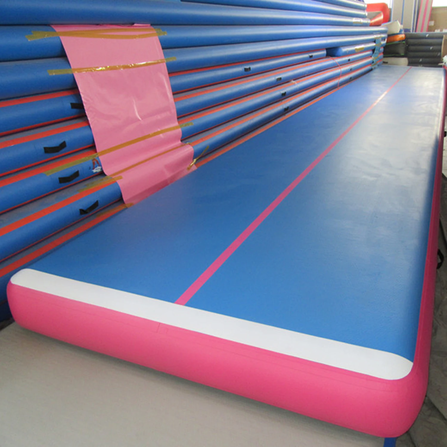 

Free Shipping 8m Sport Portable Inflatable Air Track Tumble Track Trampoline Air Track Taekwondo Gymnastics Inflatable Air Mat